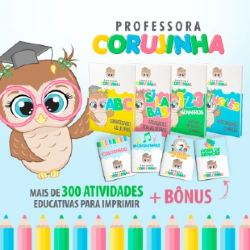 Professora Corujinha - Atividades Para Alfabetização